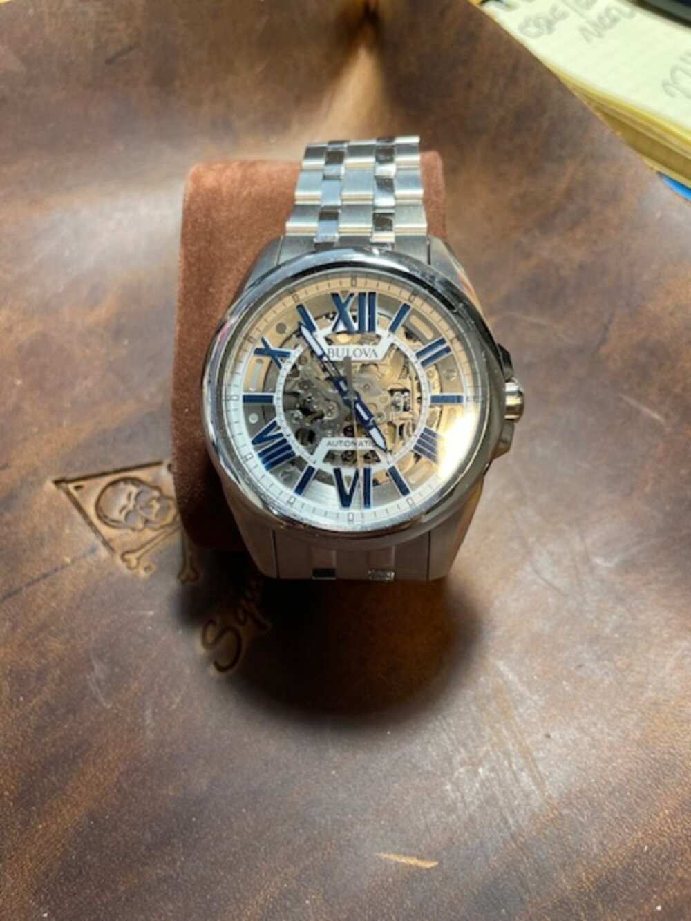 Bulova 98A179 Automatic Skeleton Watch – Stainless Steel – Men’s